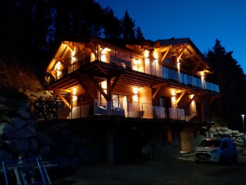 électricien Cerdagne installation éclairage extérieur chalet